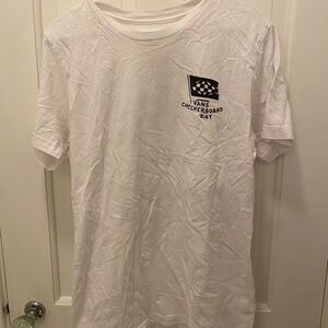 Vans White Checkerboard Day Tee
